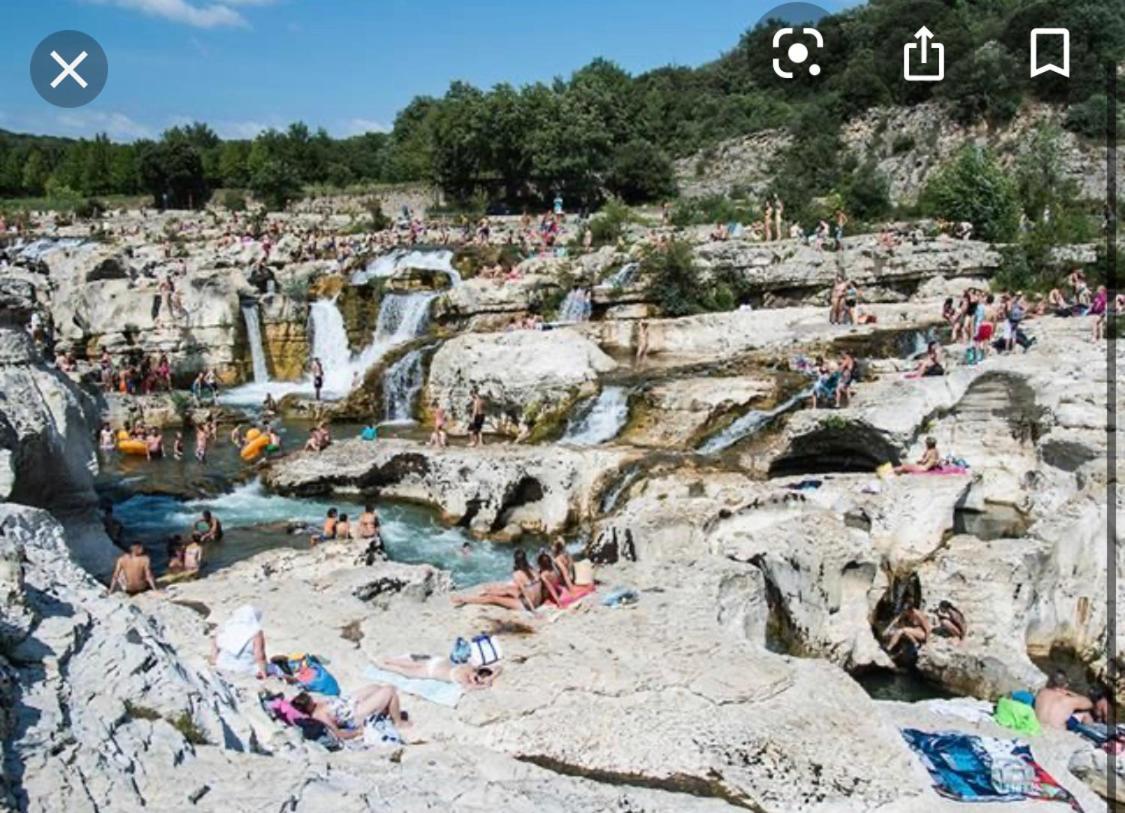 Gite Les Oliviers 10 Pers Piscine Au Calme 4 Etoiles Saint-Laurent-la-Vernède Kültér fotó